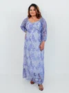 Peacock Lace Maxi