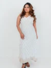 Gold Print Sleeveless Maxi