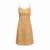 Beige Floral Sleeveless Mini