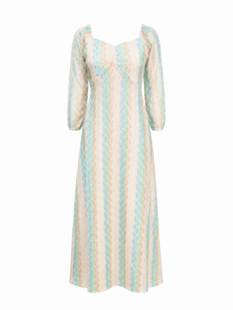 Black Pleated Cap Sleeve Maxi