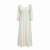 Black Pleated Cap Sleeve Maxi