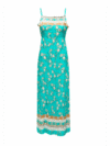 Blue Floral Strap Maxi