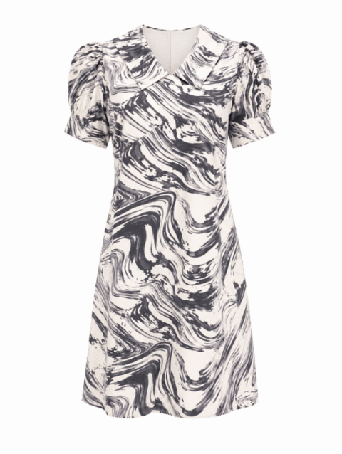 Golden Bloom Dress