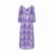 Pink Pleated Cap Sleeve Maxi