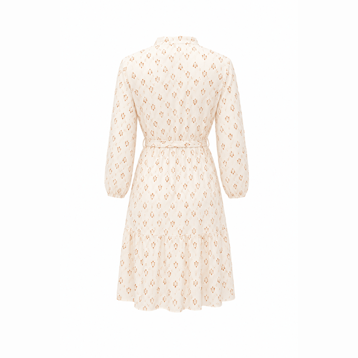Red Print Tie Waist Mini