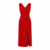 Red Shimmer Wrap Maxi