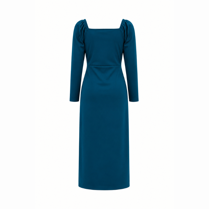 Teal Long Sleeve Maxi